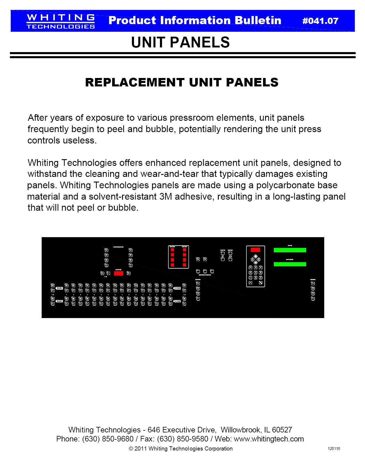 Unit Panels